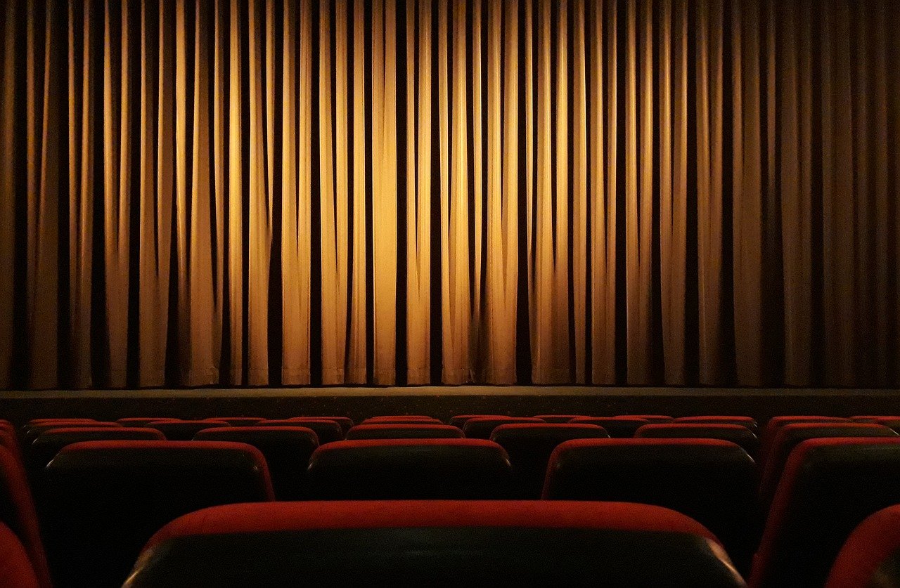 cinema, curtain, theater